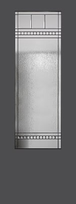 Exterior Door Glass &ndash; Brownstone