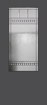 Exterior Door Glass &ndash; Brownstone