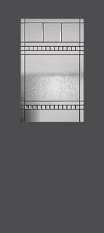 Exterior Door Glass &ndash; Brownstone