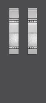 Exterior Door Glass &ndash; Brownstone