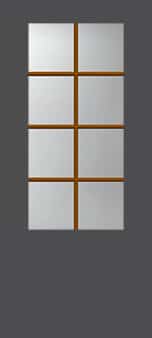 Exterior Door Glass – Simulated Divided Lites Exterior Door Glass – Simulated Divided Lites