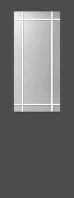 Exterior Door Glass &ndash; Internal Grilles