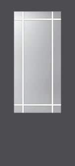Exterior Door Glass &ndash; Internal Grilles