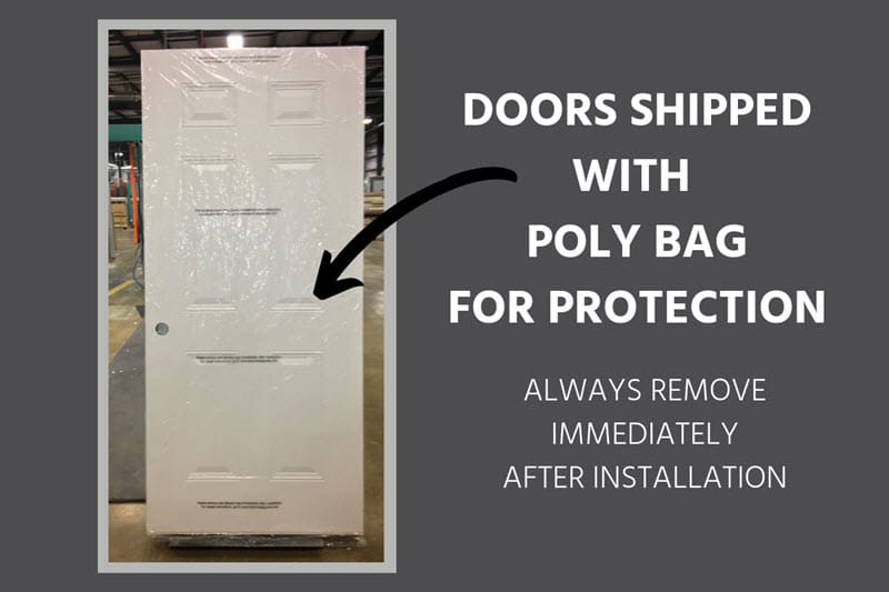 Protecting Exterior Doors After Installation Protecting Exterior Doors After Installation
