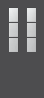 Exterior Door Glass &ndash; Modern Simulated Divided Lites