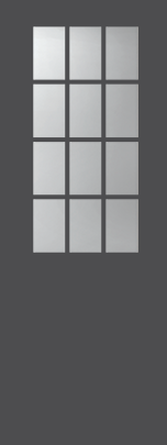 Exterior Door Glass &ndash; Modern Simulated Divided Lites