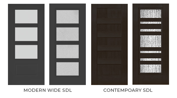 Simulated Divided Lite Styles for Your Front Door