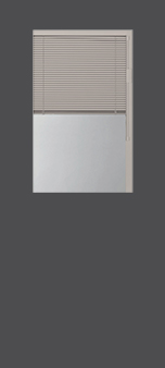 Exterior Door Glass &ndash; Blinds